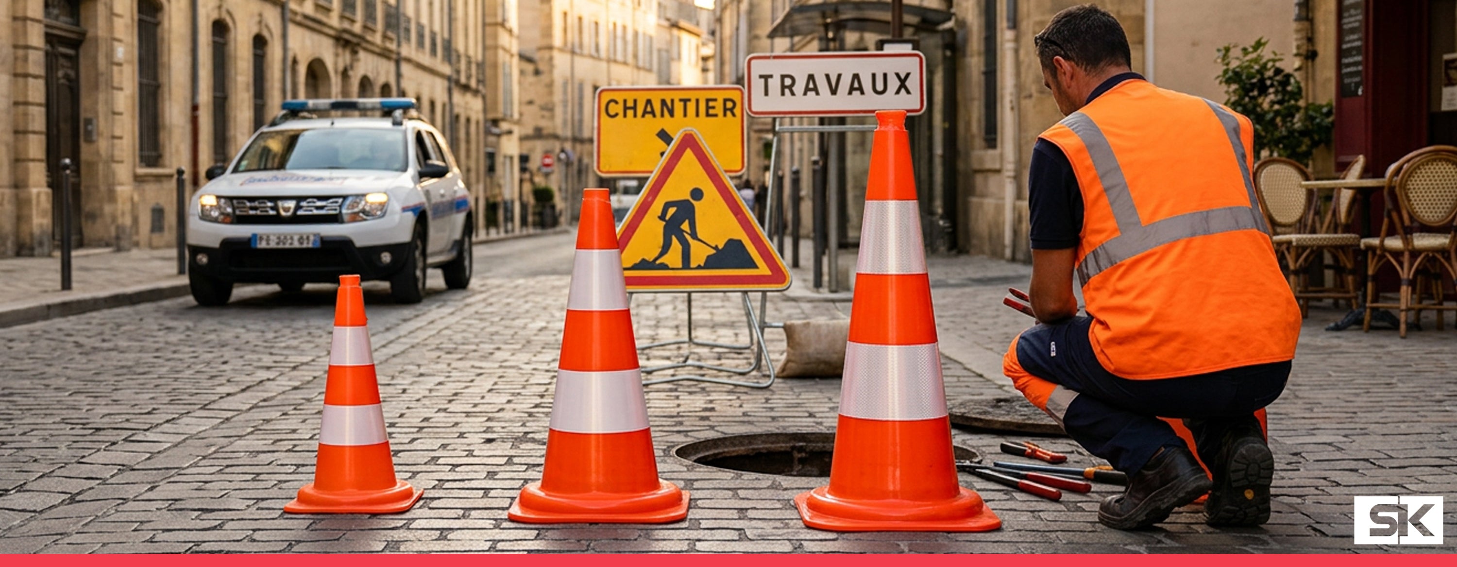 Cônes de signalisation