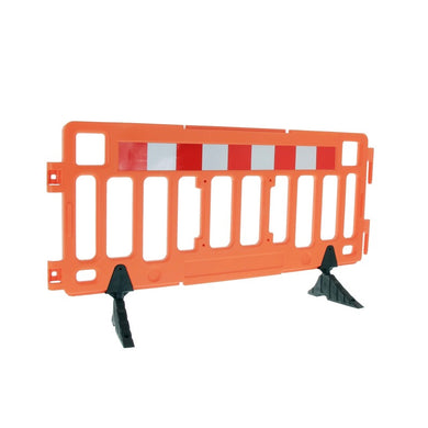 Barrière polypropylène avec pied repliable