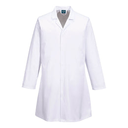 Blouse sans poches pour l’industrie alimentaire.