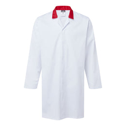 Blouse sans poches pour l’industrie alimentaire.