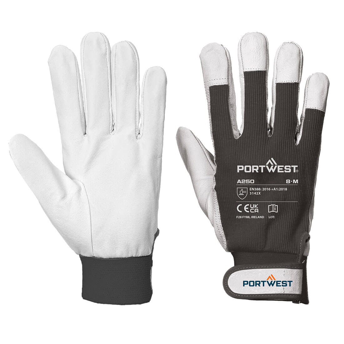 Gant Cuir Chèvre Fermeture Velcro