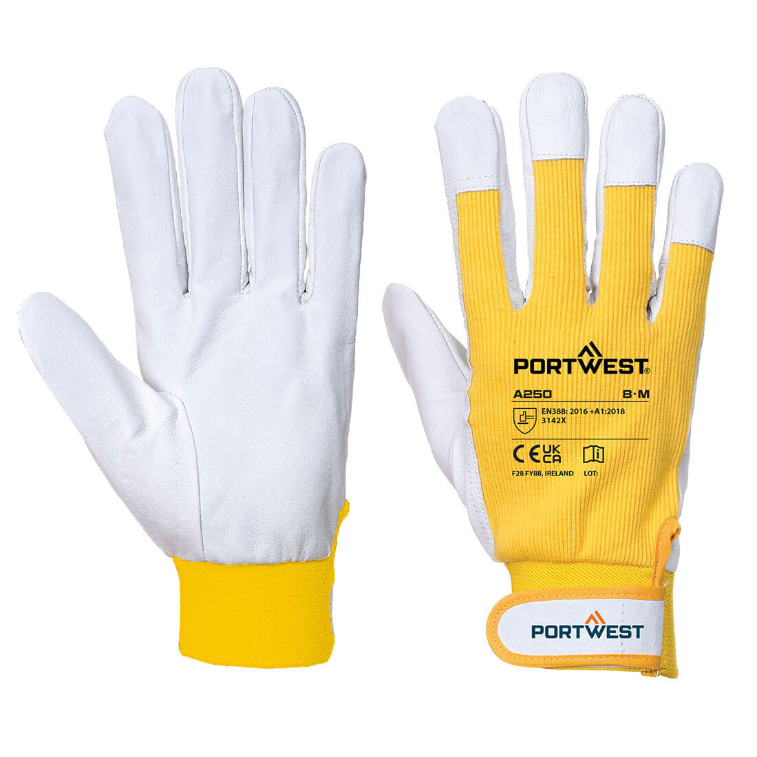 Gant Cuir Chèvre Fermeture Velcro