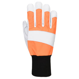Gant Spécialisé A291 Anti-Tronçonneuse Main Gauche Orange/Blanc Taille XS-XXL Portwest