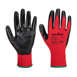 Gant Flexo Grip Nitrile A310 Gris/Blanc Taille XS à XXL Portwest