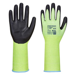 Gant Anti-Coupure D Poignet Long A632 Vert/Noir Taille S-XXXL Portwest