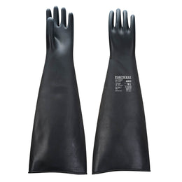Gant Chimique Latex Lourd A803 Noir Taille L-XXL Portwest