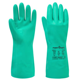 Gant Chimique Nitrile A810 Vert Taille S-XXL Portwest