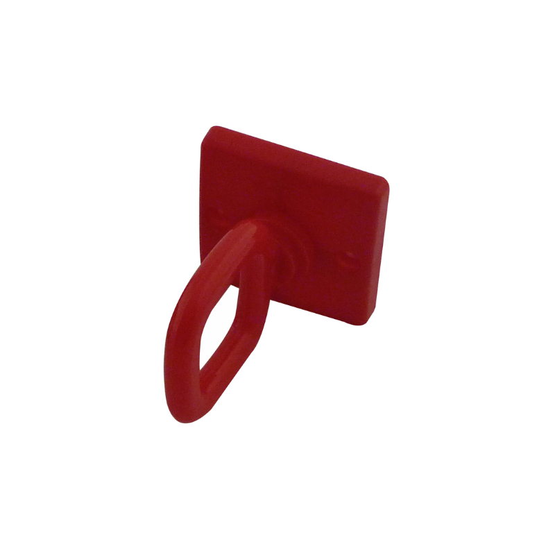 Crochet plastique fermé sur platine