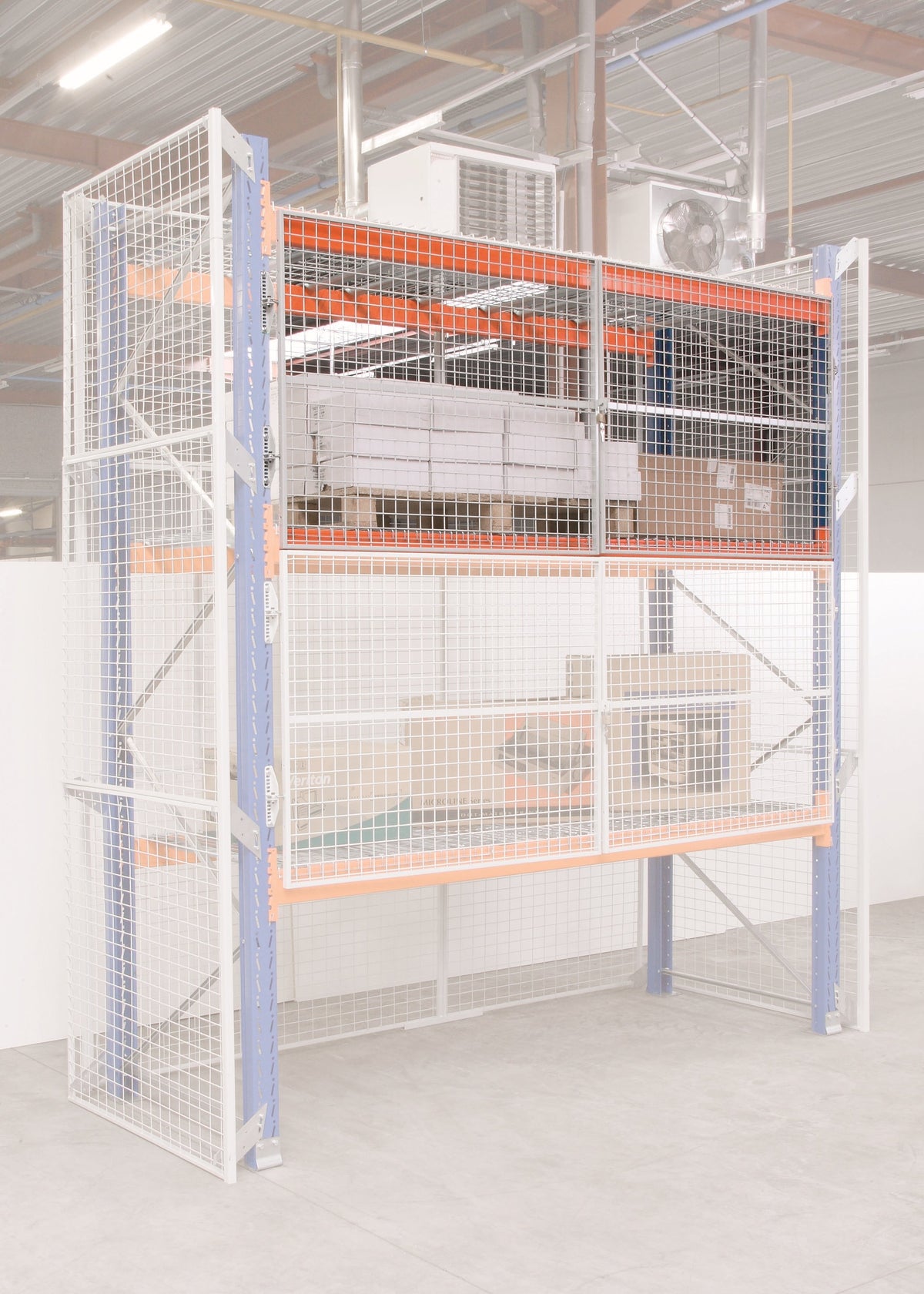 Porte grillagée 2 vantaux pour rack Epsirack, travée de 2700 mm