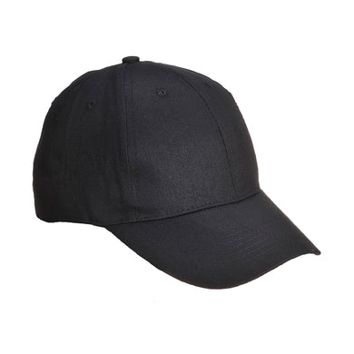 Casquette 6 panneaux, montage double aiguille et œillets d'aération