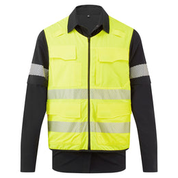 Chemise en Ultimate Modular Hi-Vis Noir/jaune