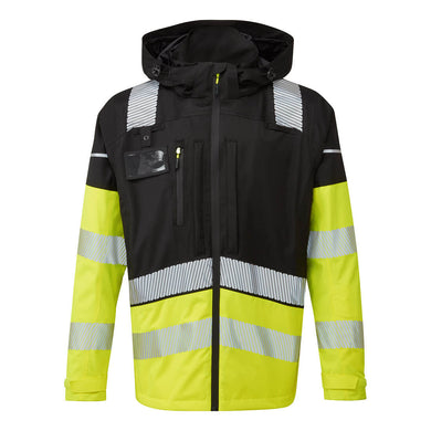 Veste de Pluie 2-en-1 HV avec Gilet Amovible