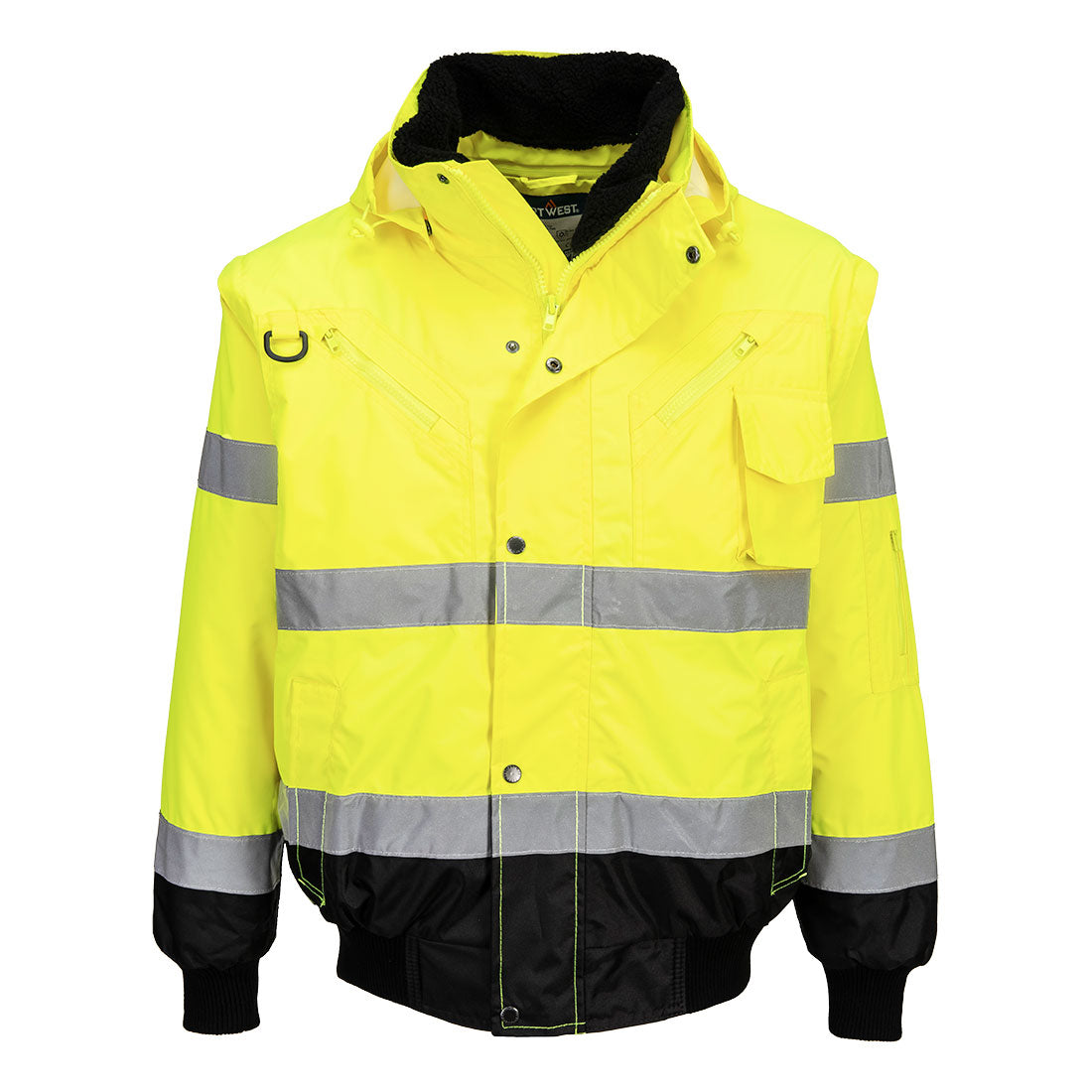 Blouson Bomber 3-en-1 Haute Visibilité Bicolore
