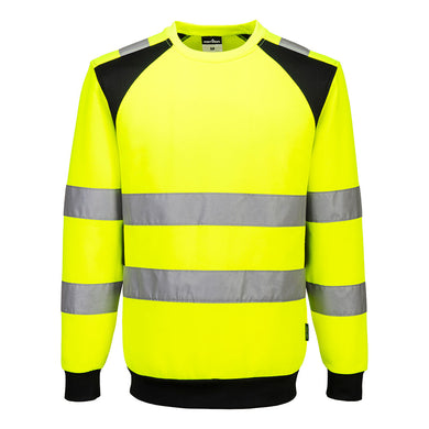 Sweat zippé à col cheminée DX4 Hi-Vis