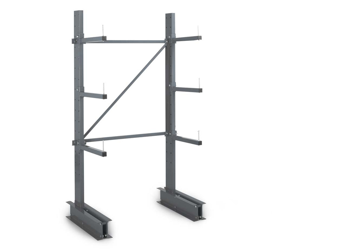 Rayonnage cantilever léger simple ou double face, H. 2000 mm 3 niveaux