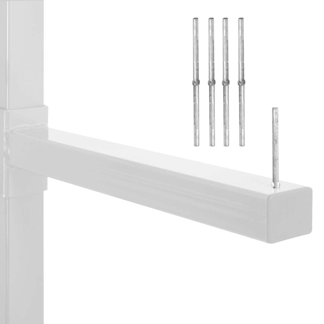 Butées amovibles galvanisées pour cantilever lourd