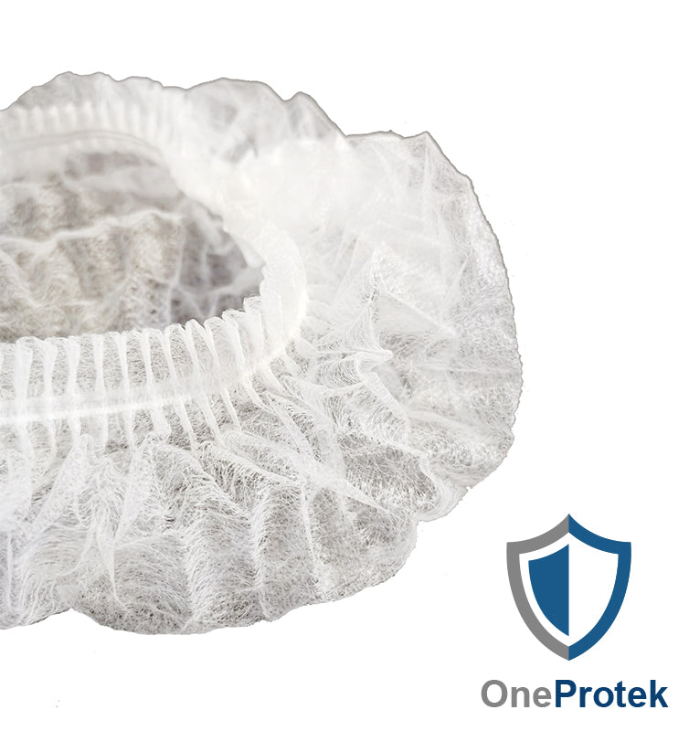 ONEPROTEK Charlottes Jetables Double Élastique – Carton de 20 sachets de 100