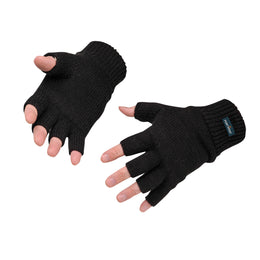 Gant Hiver GL14 Mitaine Doigts Dégagés Noir Portwest