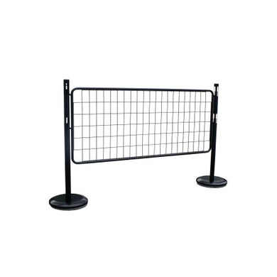 Kit poteaux acier avec grille