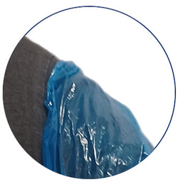 Gants Longs en Polyéthylène LDPE 88cm (Carton de 10 sachets de 100, Bleu)