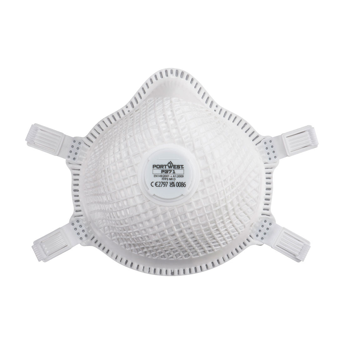 ERGONET FFP3 Masque respiratoire à valve en dolomite (Pk5)