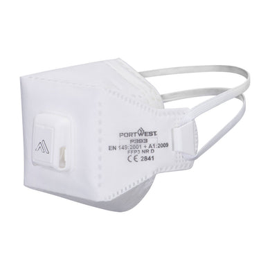 Masque EAGLE pliable FFP3 Dolomite avec valve (Pk10)