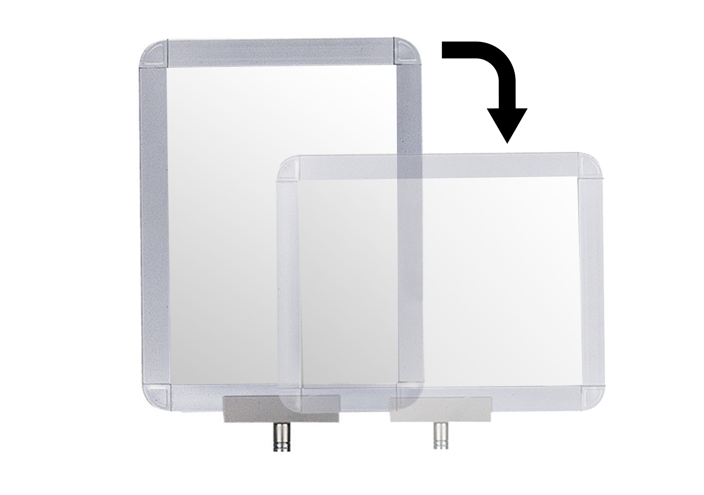 Panneau d'information rotatif