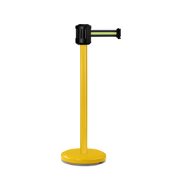Poteau de guidage extérieur à sangle 2m – Base lestée inox, sans ancrage