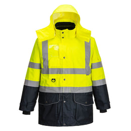 Parka Haute-Visibilité 7-en-1 Traffic Contrast