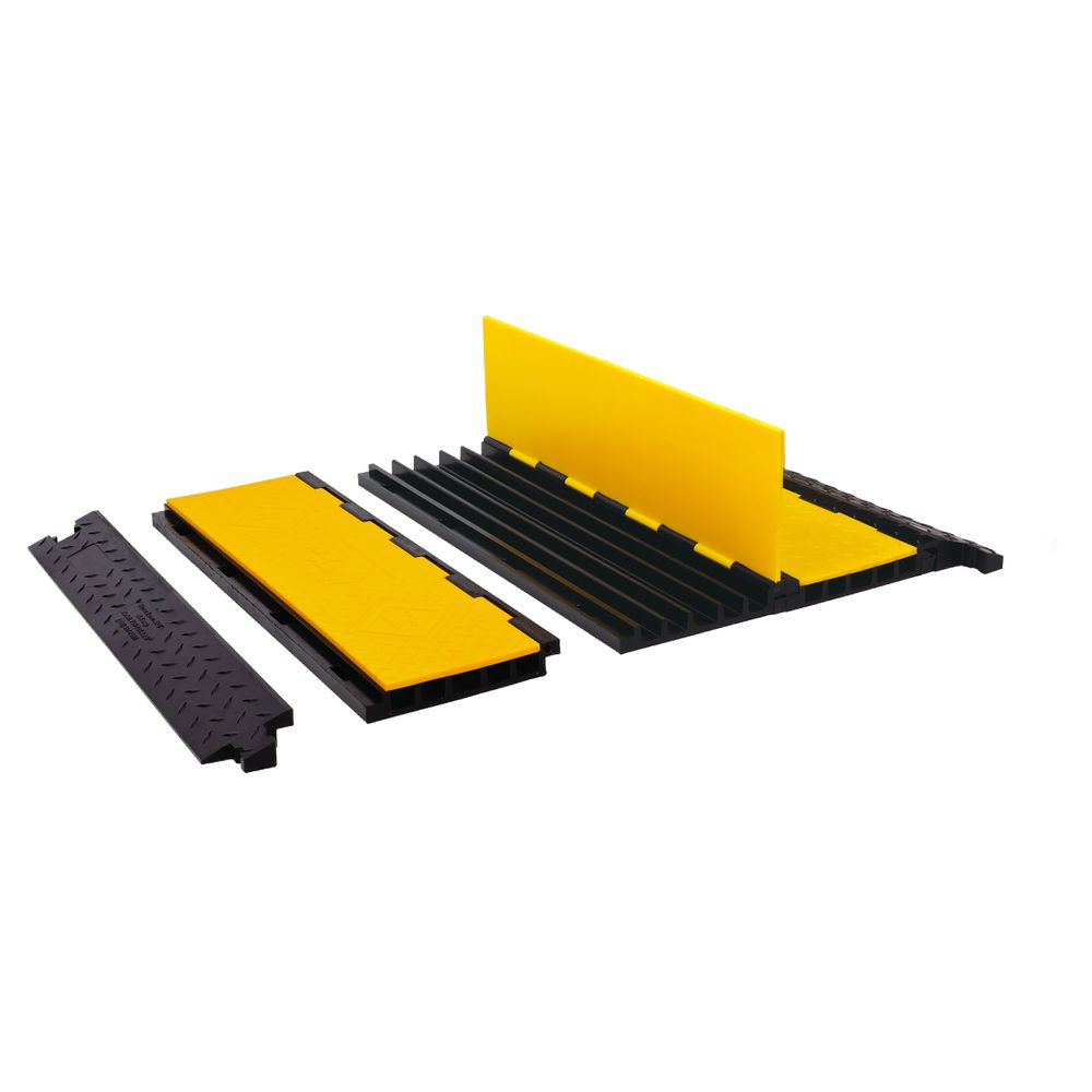 Section centrale passe-câble Yellow Jacket® AMS® 5 canaux – Checkers