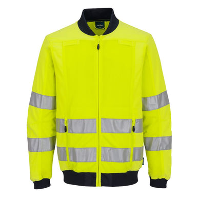 Veste de travail HV avec panneaux en mesh