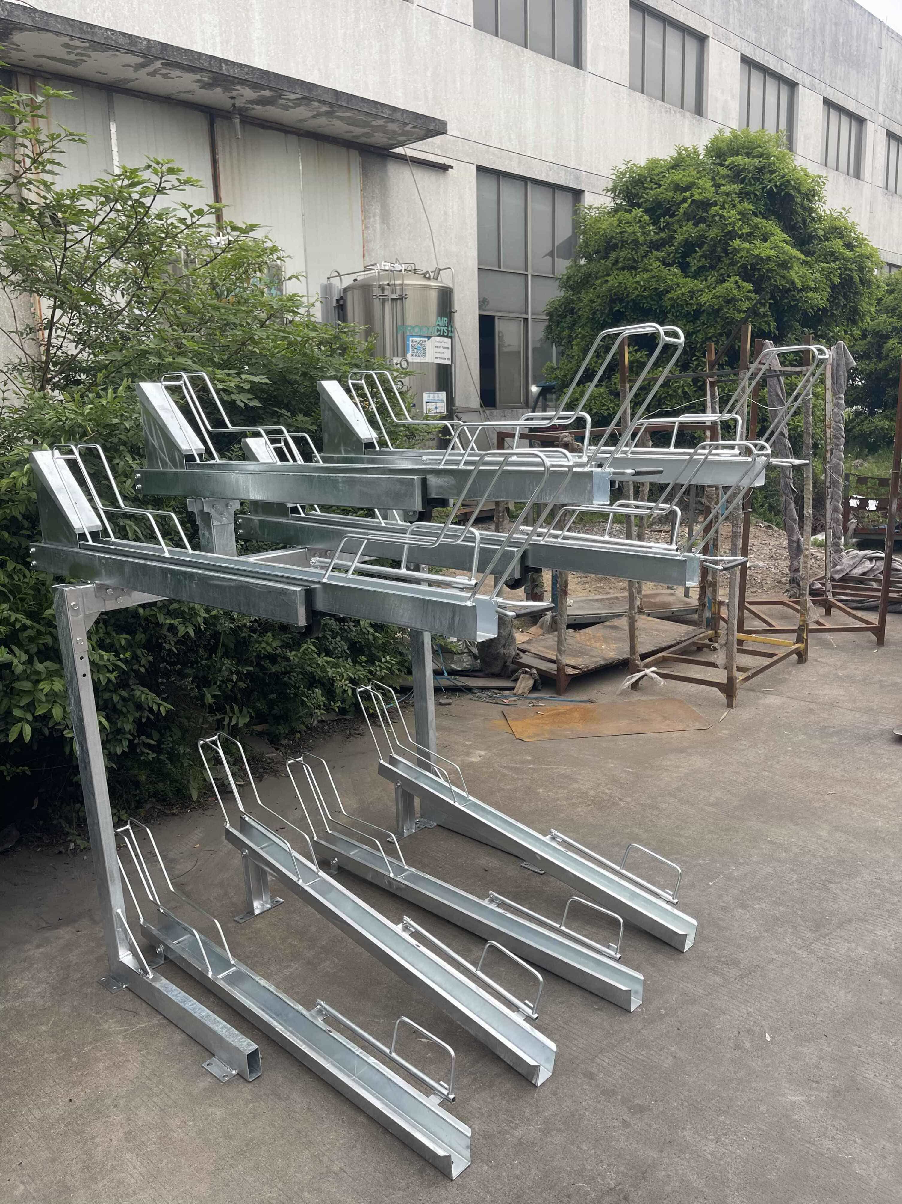 Range vélo à 2 étages