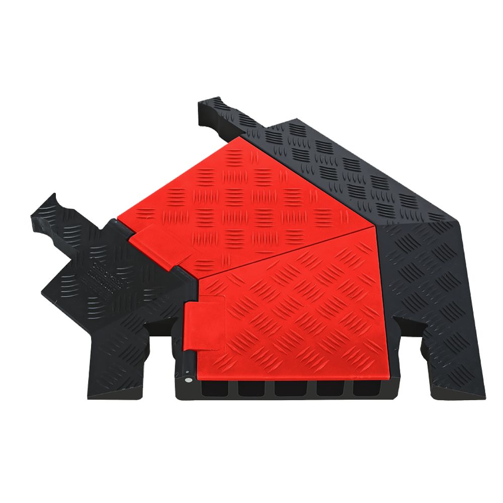 Virage 45° pour passe-câble Guard Dog® 5 canaux – Checkers PGDT