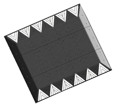 Plateau ralentisseur rouge – modèle voie unique