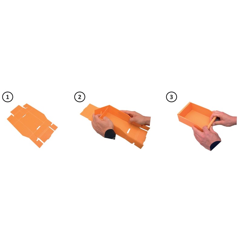 Bac polypropylène à monter de 1L à 16L