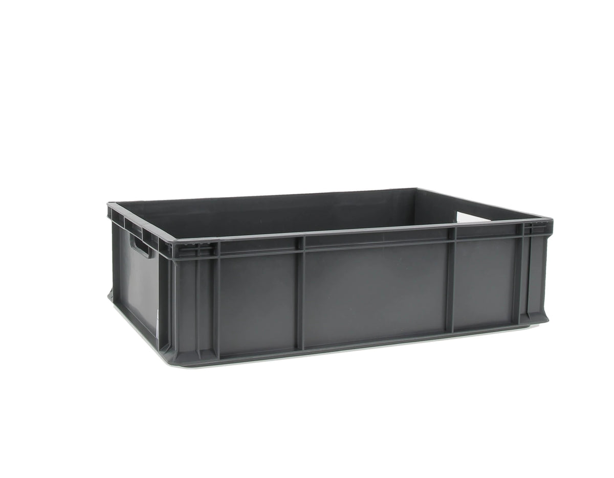 Bac norme europe 600×400 mm à faible hauteur - 40L et 60L, hauteur 200 à 320 mm