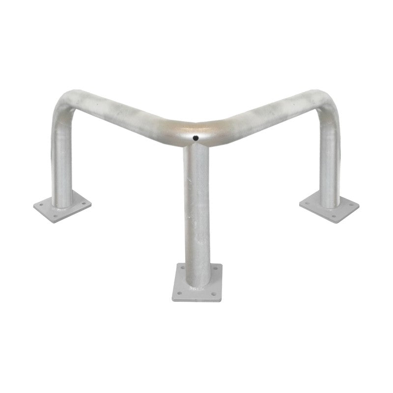 Arceau de protection d'angle acier Ø 76mm