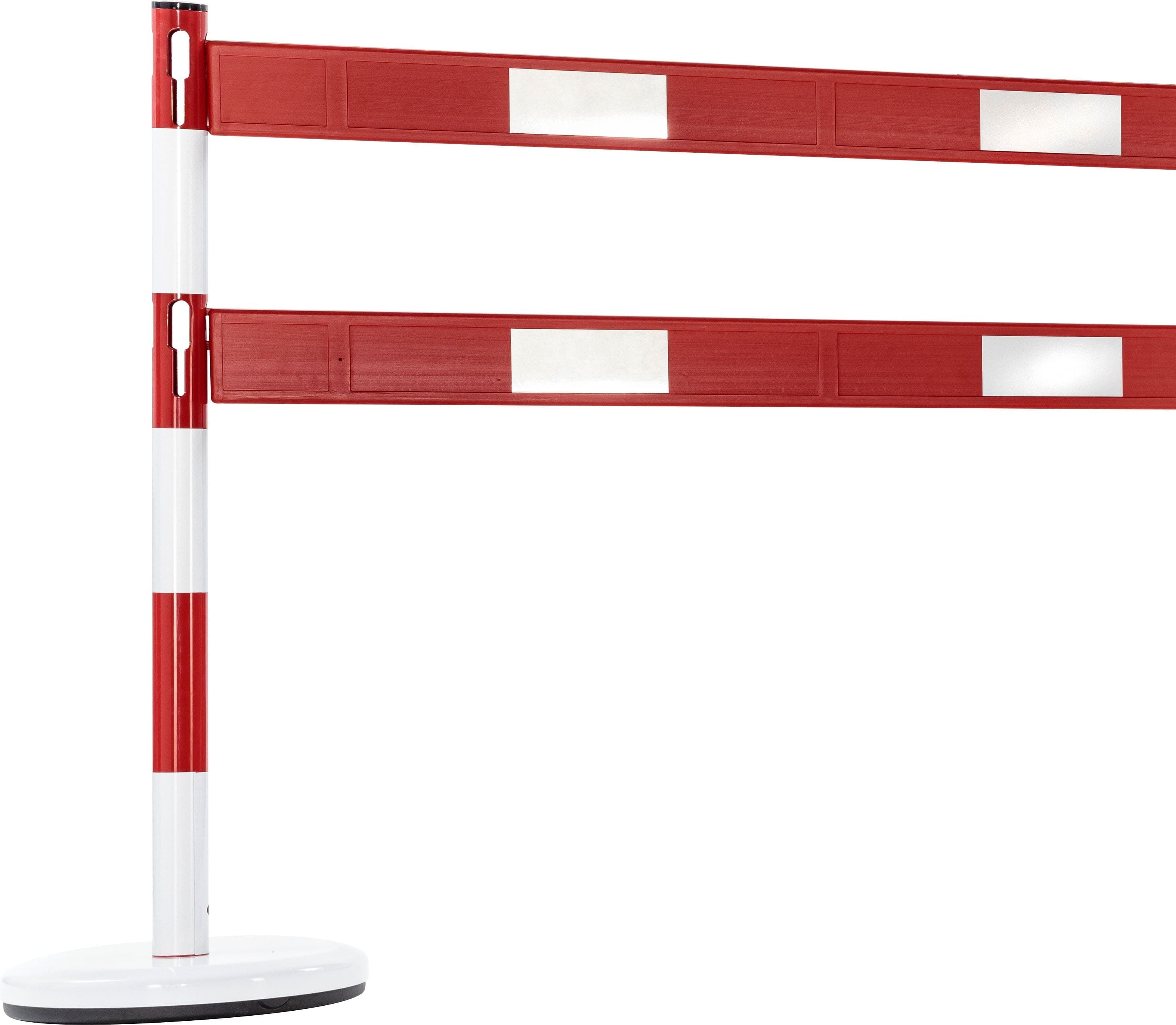 Kit poteaux acier + 2 barrières alu + extension