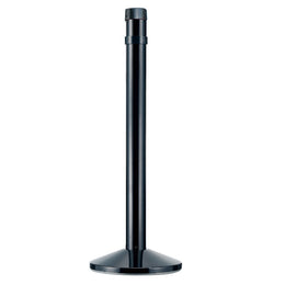 Poteau récepteur intérieur pour sangle 4m – Tête 6 sangles, trou fileté, base lestée ou fixe