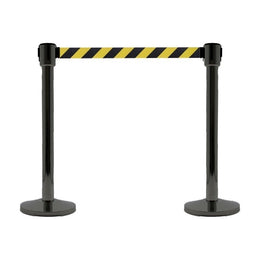 lot-2-poteaux-a-sangle-jaune-noir-10-metres