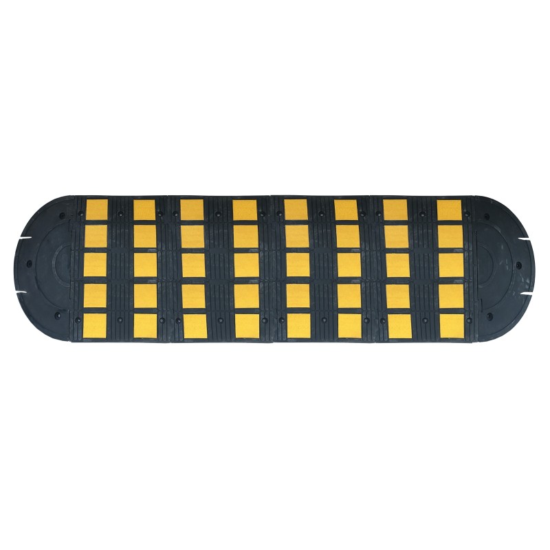 Coussin de ralentissement en caoutchouc Hauteur 70 mm