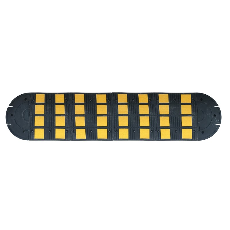 Coussin de ralentissement en caoutchouc Hauteur 30 mm