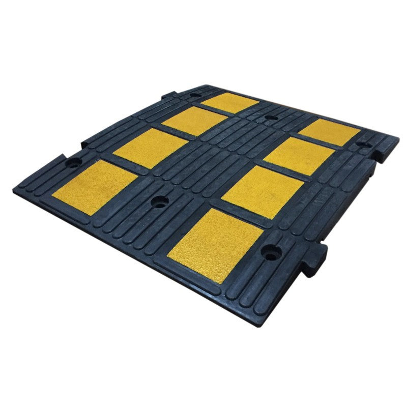 Coussin de ralentissement en caoutchouc Hauteur 30 mm