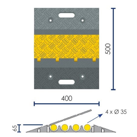 Passe-câbles modulaire