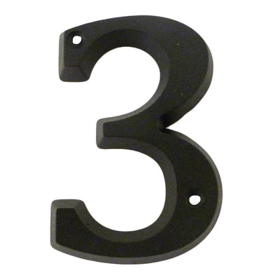 Chiffre à clouer noir