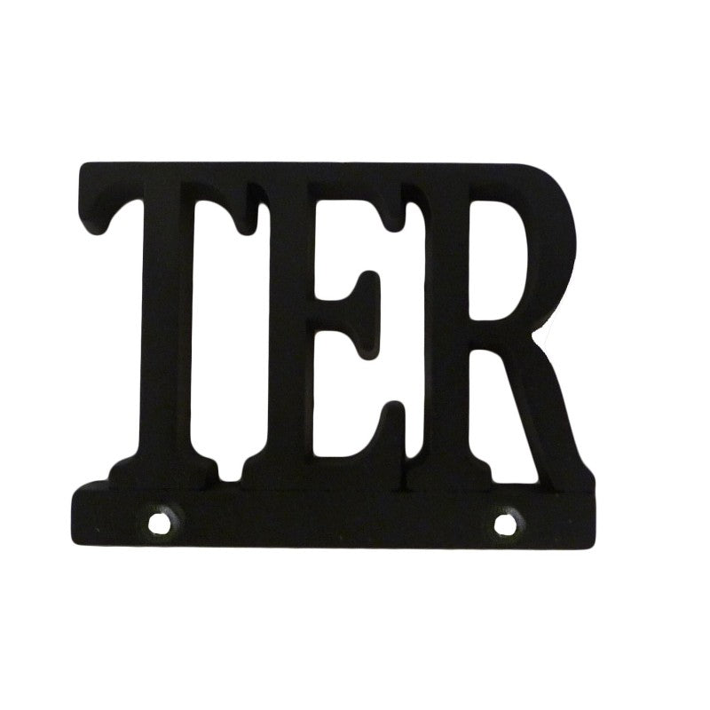 Chiffre à clouer noir