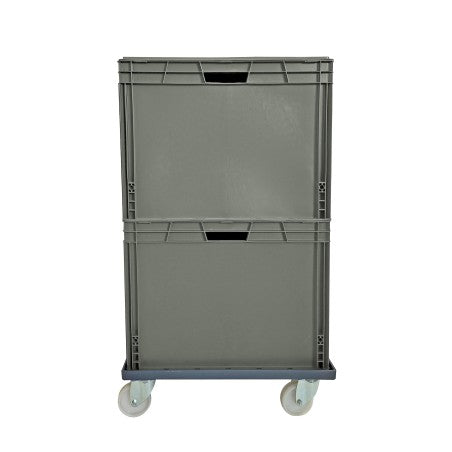 Plateforme à roulettes pour bacs de manutention