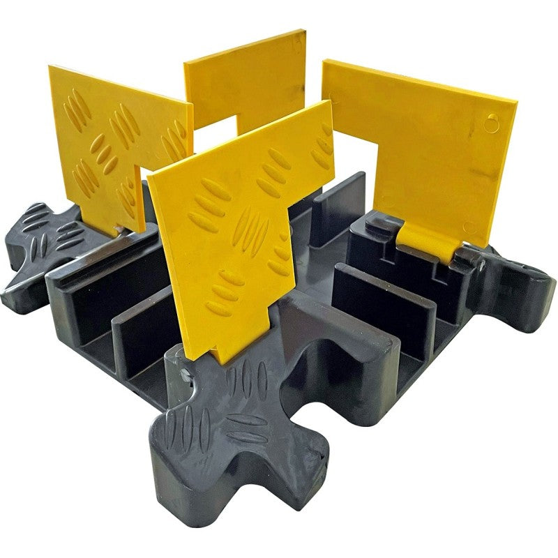 Intersection 4 directions pour passe-câbles à capot