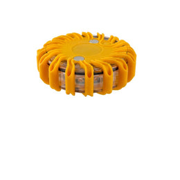 Lampe de chantier LED clignotante 9 positions - polycarbonate IP67, aimant dorsal, Li-ion 120 h