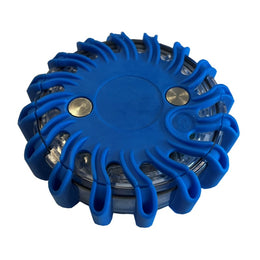 Lampe de chantier LED clignotante 9 positions - polycarbonate IP67, aimant dorsal, Li-ion 120 h